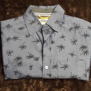 Mens Free Planet Short Sleeve Shirt SZ S